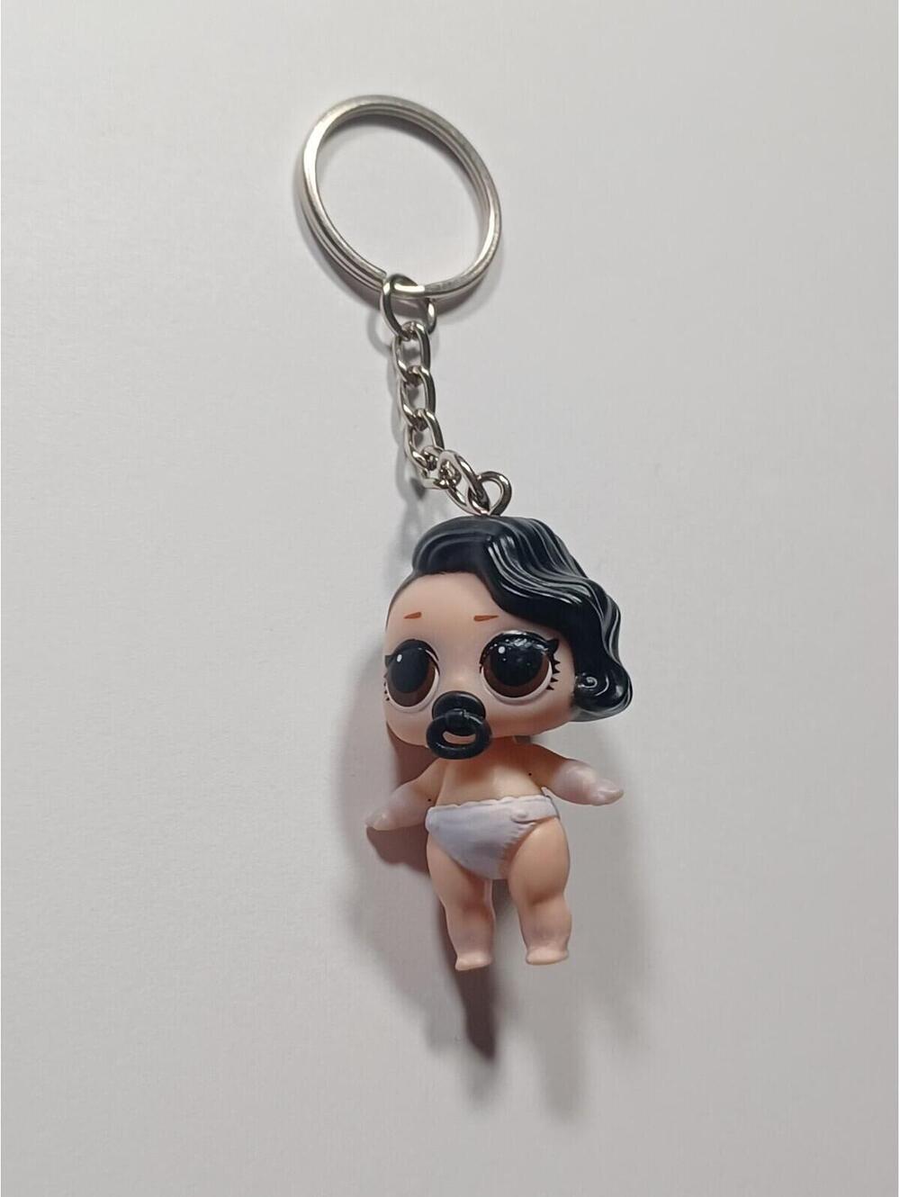 Lol Surprise Lil Little Sis Sister Lil Black Tie Keychain
